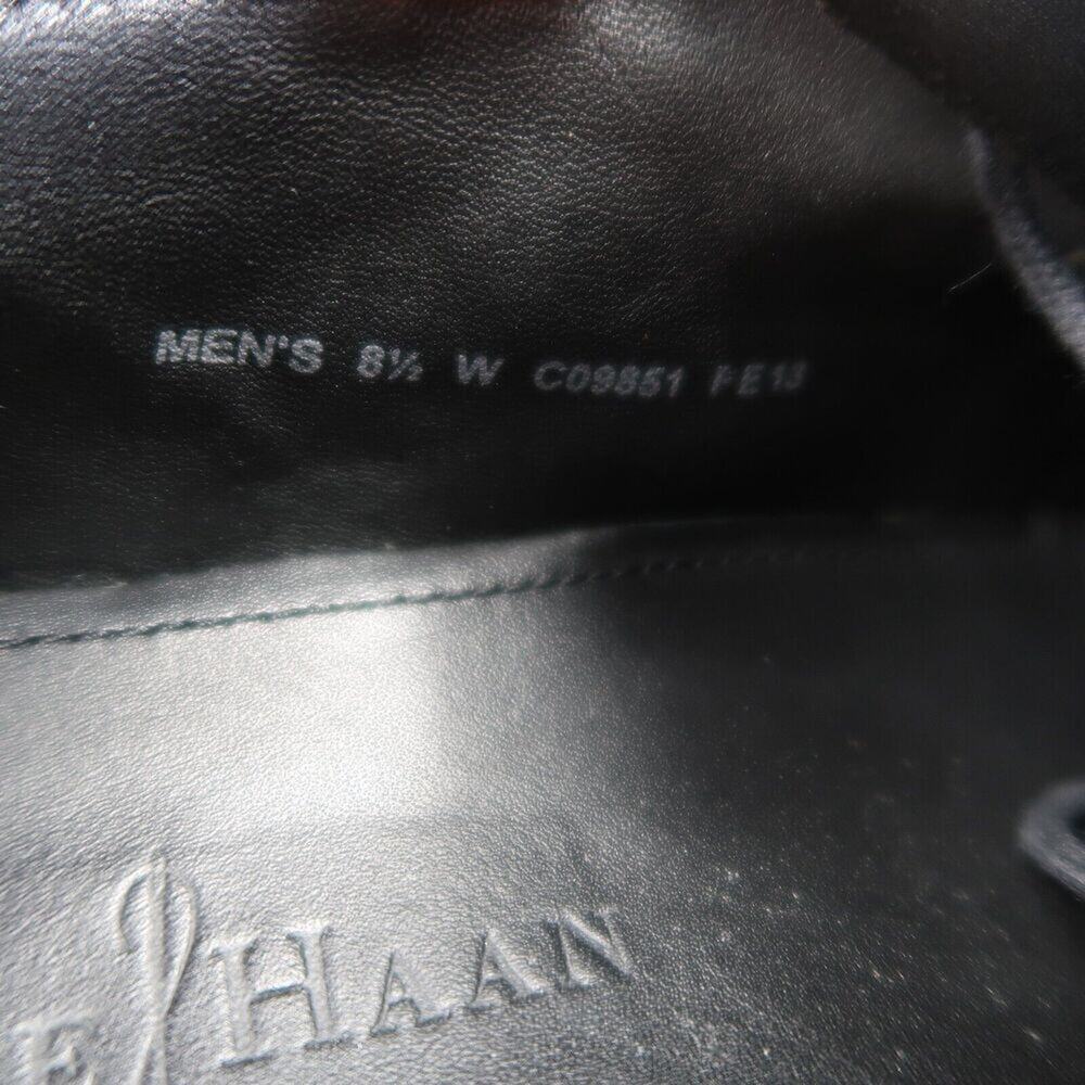 Cole Haan Shoes Mens 8.5 Oxford Classic Formal Leather Black Dress Event Lace Up - Picture 11 of 14